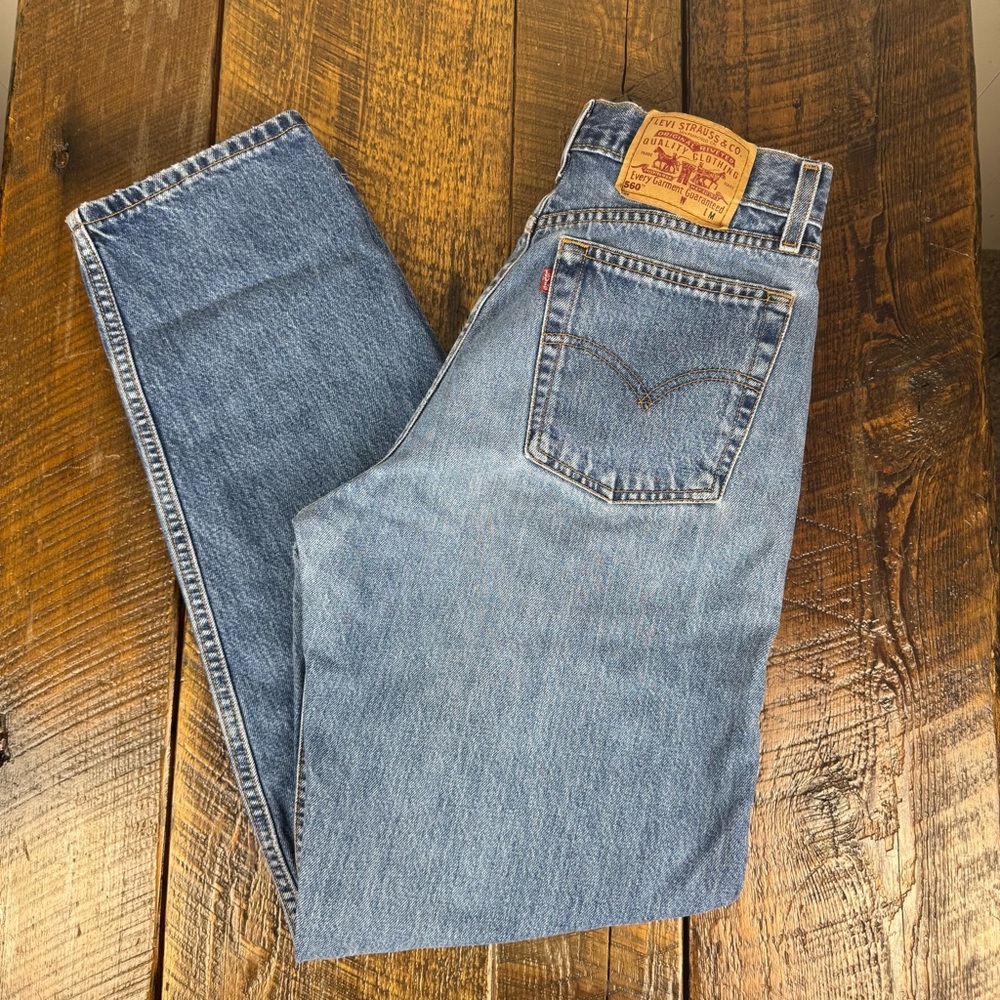 Levi’s 560 Women’s Loose Straight Leg Jeans Blue Size 8 Regular Mid Rise Vintage